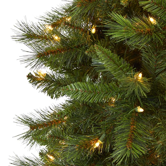 9ft Pre Lit West Virginia Mountain Pine Artificial Christmas Tree Clear Led Lights Michaels 9 Ft Virginia Pine Christmas Tree